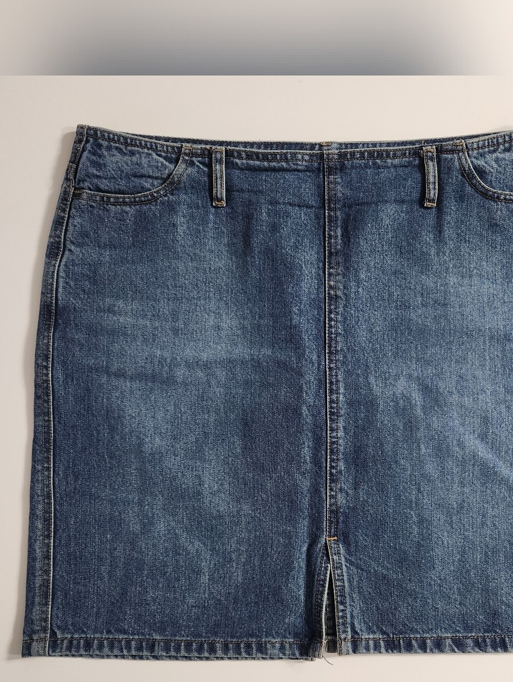 Y2K GAP Womens 100% Cotton Denim Mini Skirt Size 14
